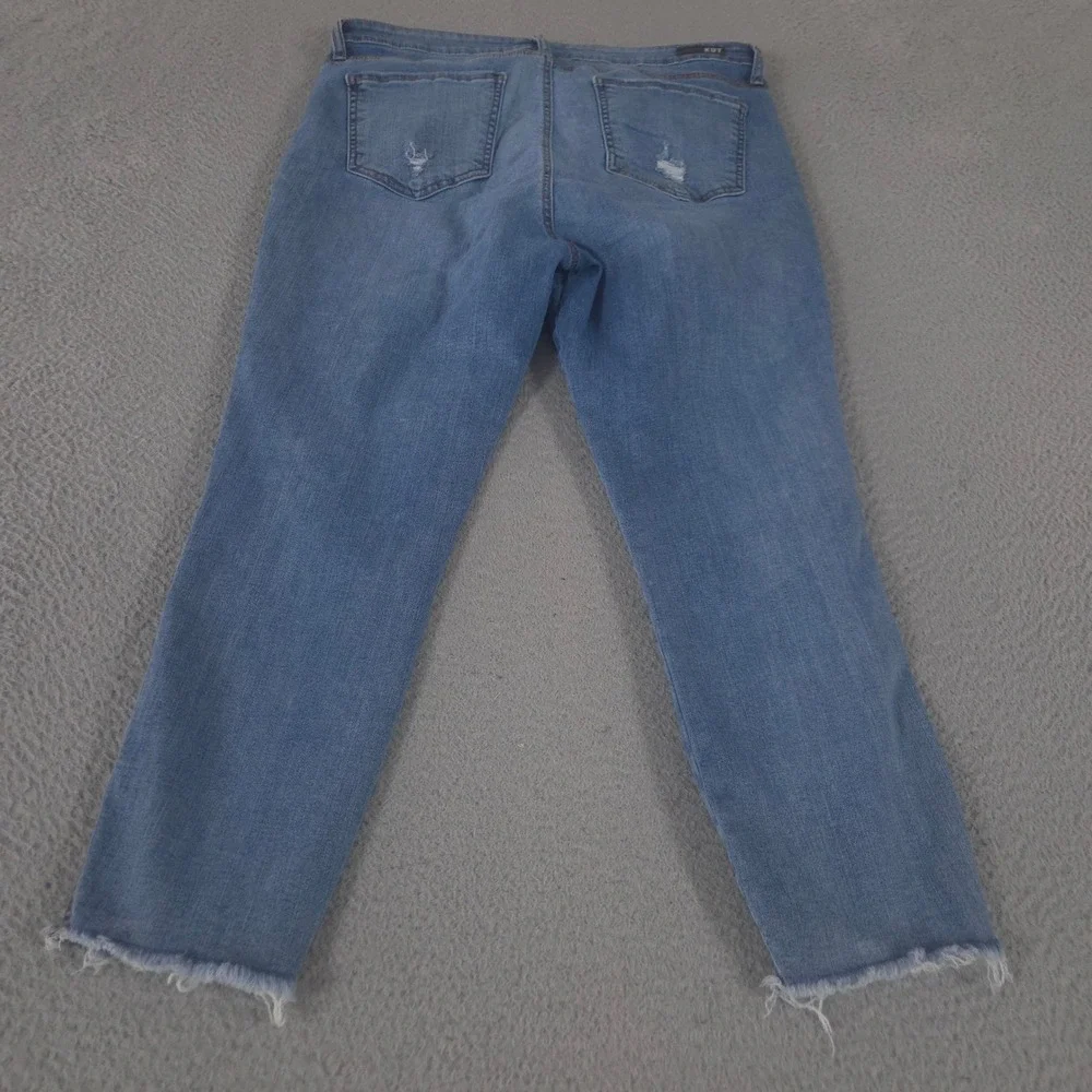 Kut from the Kloth Jeans Womens 14 Connie High Rise Fab Ab Crop Raw Hem Skinny